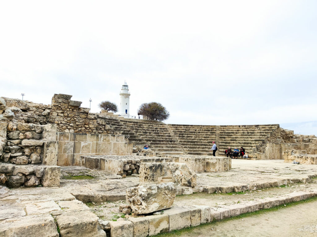 Nea Paphos na Cipru. Arheološko nalazište. Prikazuje kako se prije živjelo. 