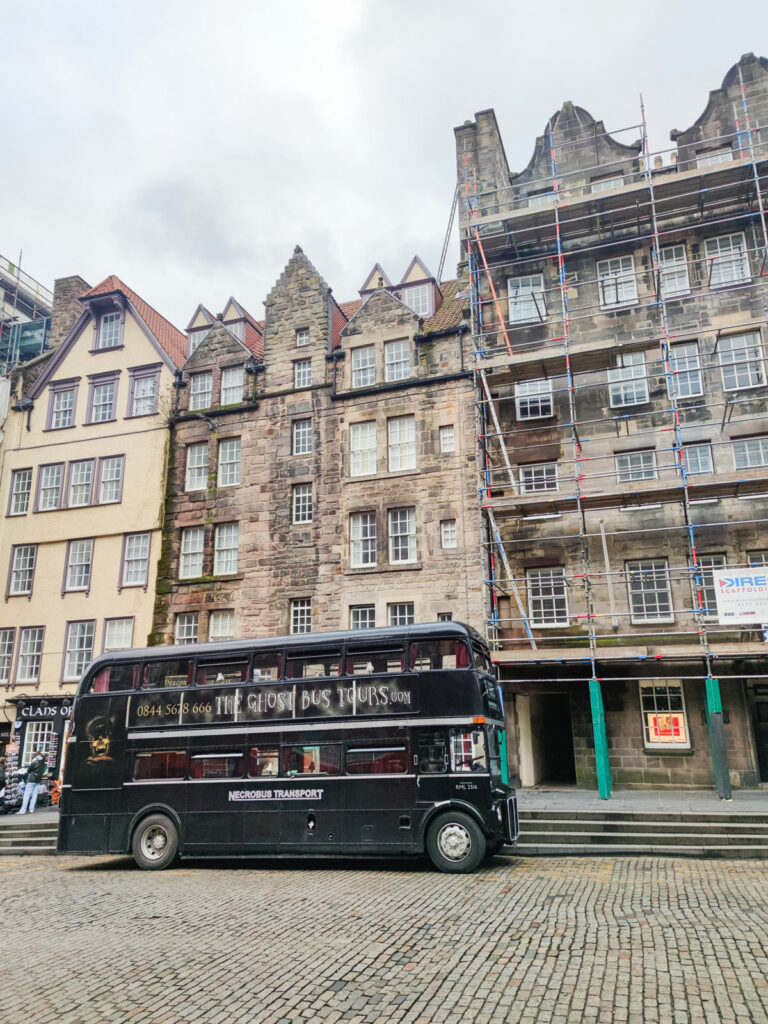 The Ghost bus tura po Edinburghu. 